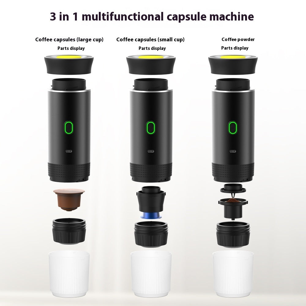 Portable 3-in-1 Espresso Maker
