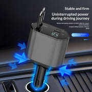 4-in-1 Retractable Car Charger