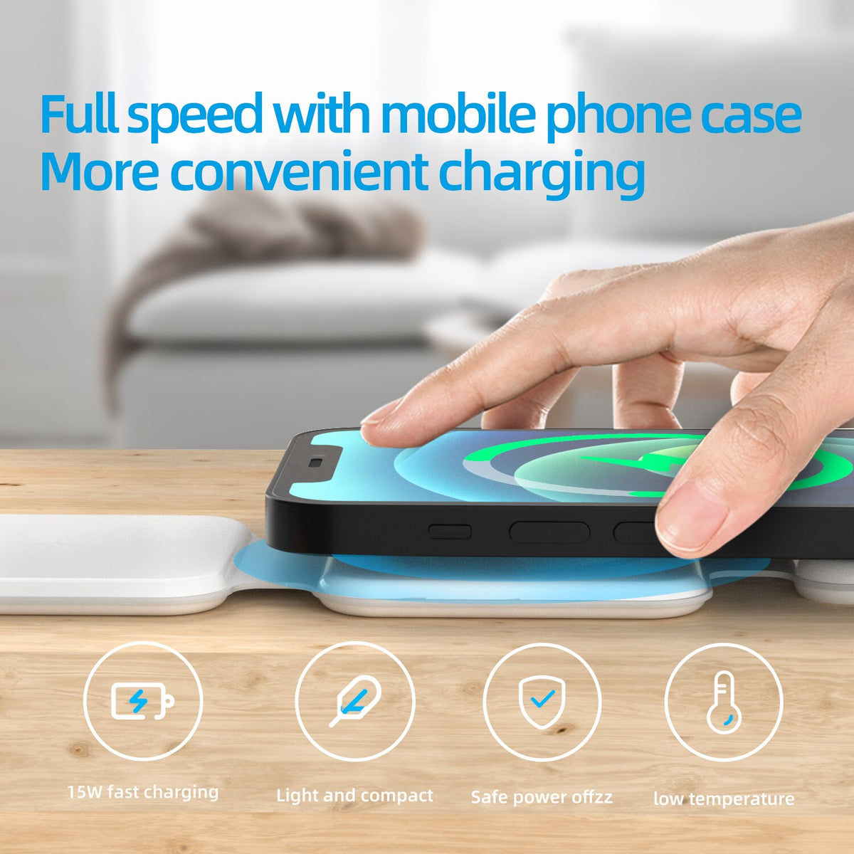 3-in-1 Foldable Magnetic Charger